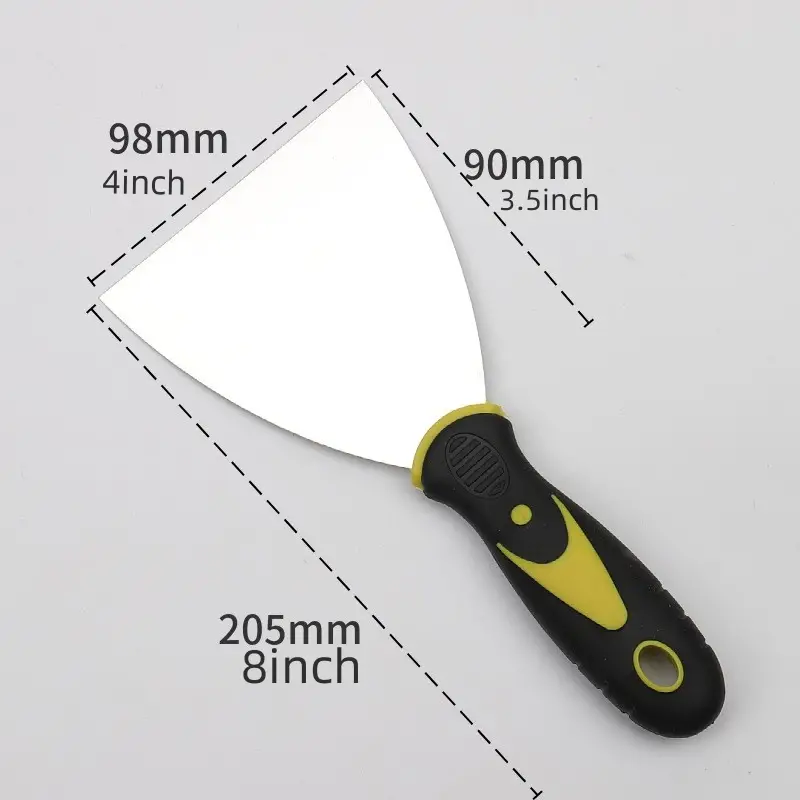 1pc Putty Knife - Spackle Knife Set - Metal Carbon Steel Putty Knife  Scraper Tools - Used For Wall Paint Wallpaper Remover Tool