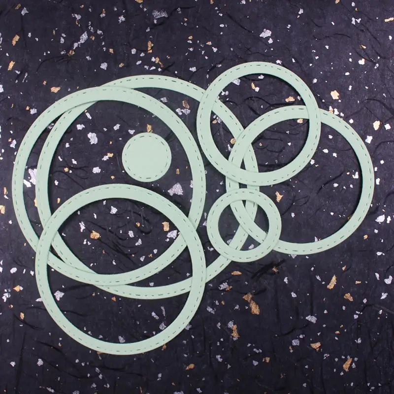 Round Circle Metal Carbon Steel Cutting Dies Stencils For DIY Scrapbooking Album Paper Card Decorative Crafts