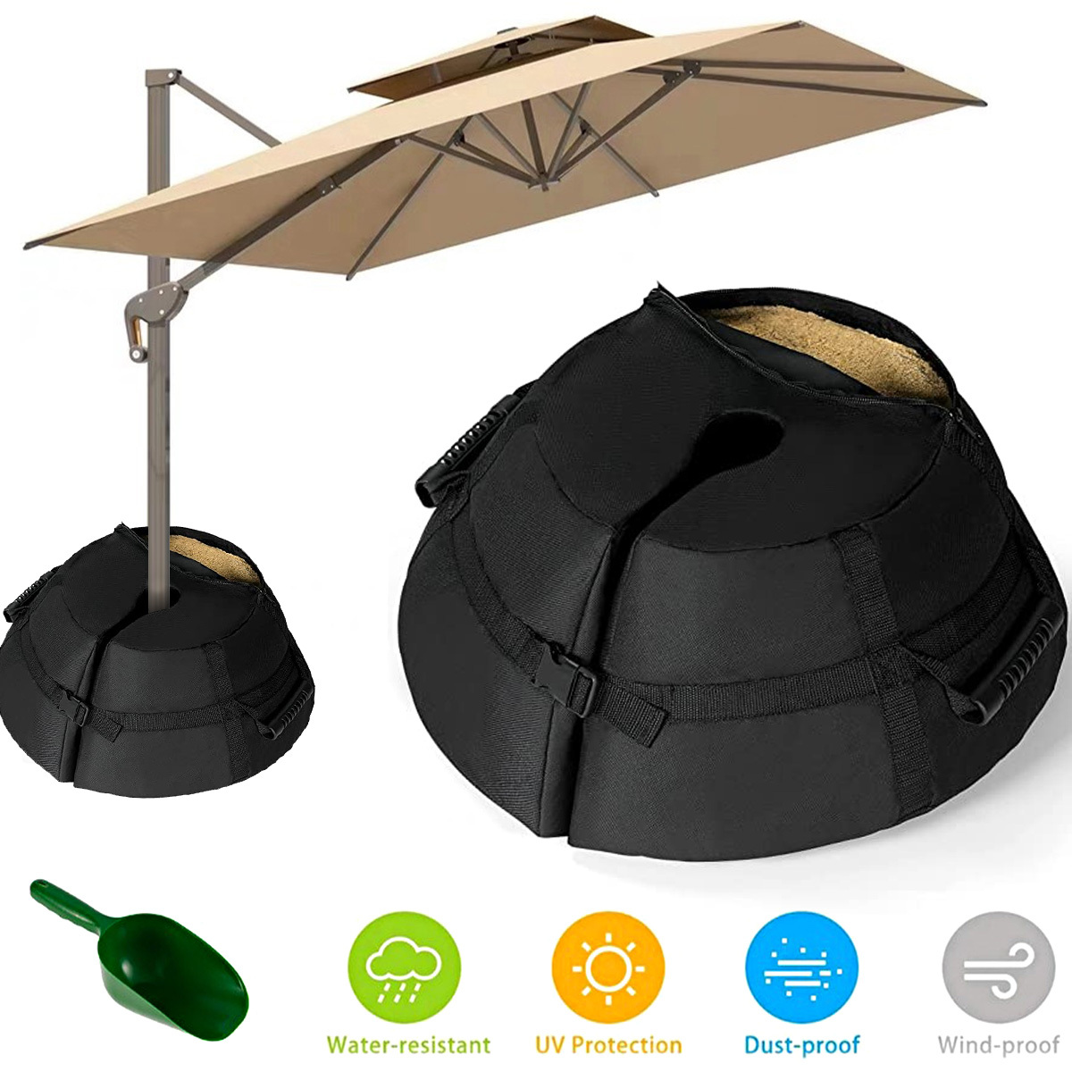 A bag that holds your umbrella.