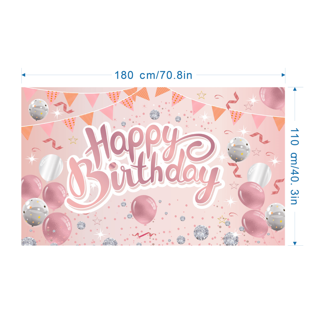Set Happy Birthday Background Banner 70 8in 40 3in Super Sign Poster  Rainbow Birthday Banner For Men And Women Birthday Anniversary Party Photo  Booth Background Banner Decoration Supplies | Shop The Latest Trends | Temu