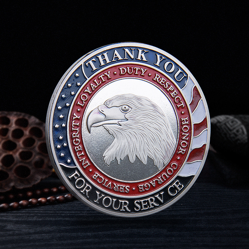 Honoring Served Challenge Coin Birthday Gift - Temu