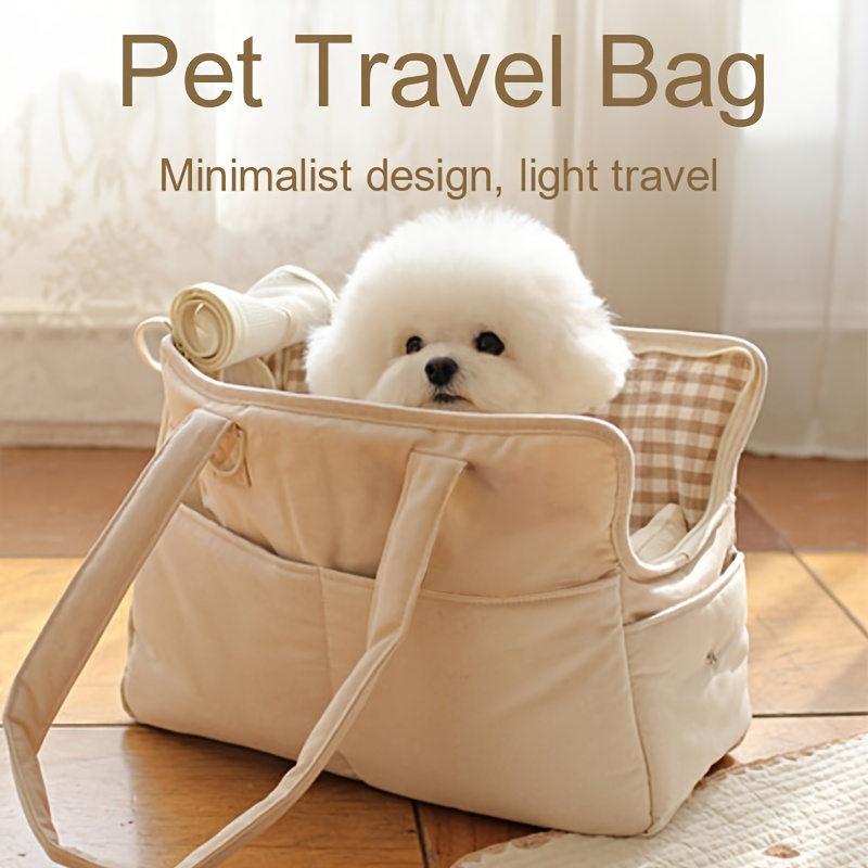 Dog Carrier Bag Pet Cat Small Puppy Handbag Outdoor Travel Carry Tote Bag  Foldable Shopping Bag Portable Pet Dog Designer