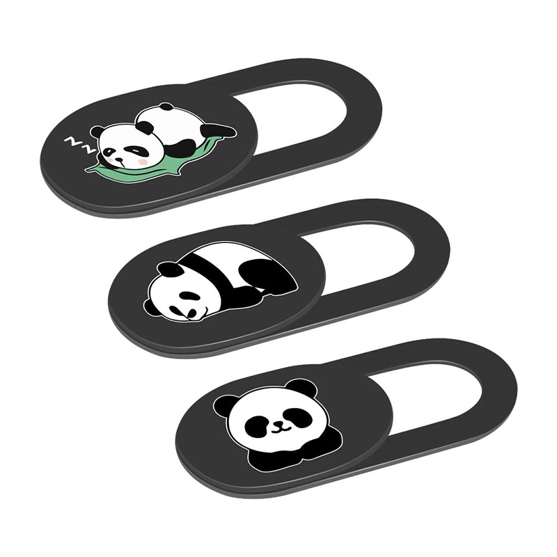 3PCS Panda Webcam Privacy Cover with Ultra Thin Design