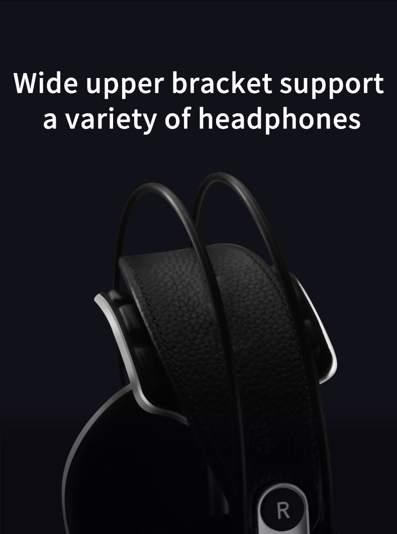 Support pour casque audio - en aluminium