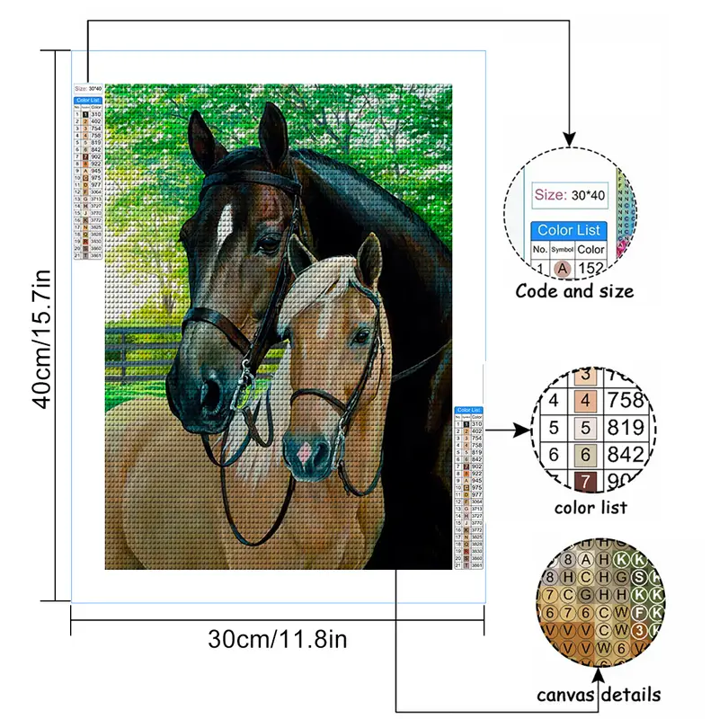 stunning two horses diamond painting decoration - Temu stunning-two-horses-diamond-painting-decoration-temu