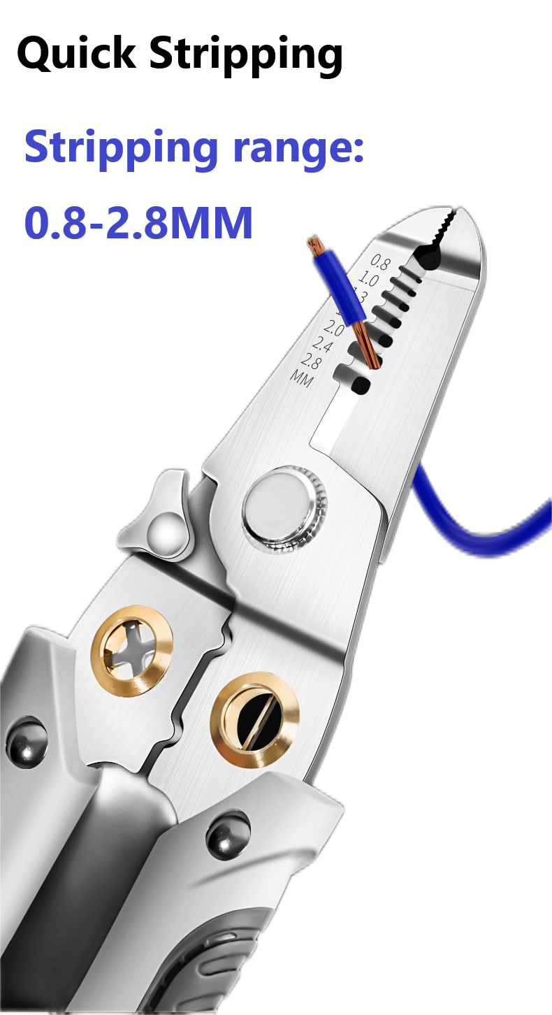 Wire Stripping Pliers Multifunction Electrician Cable Temu