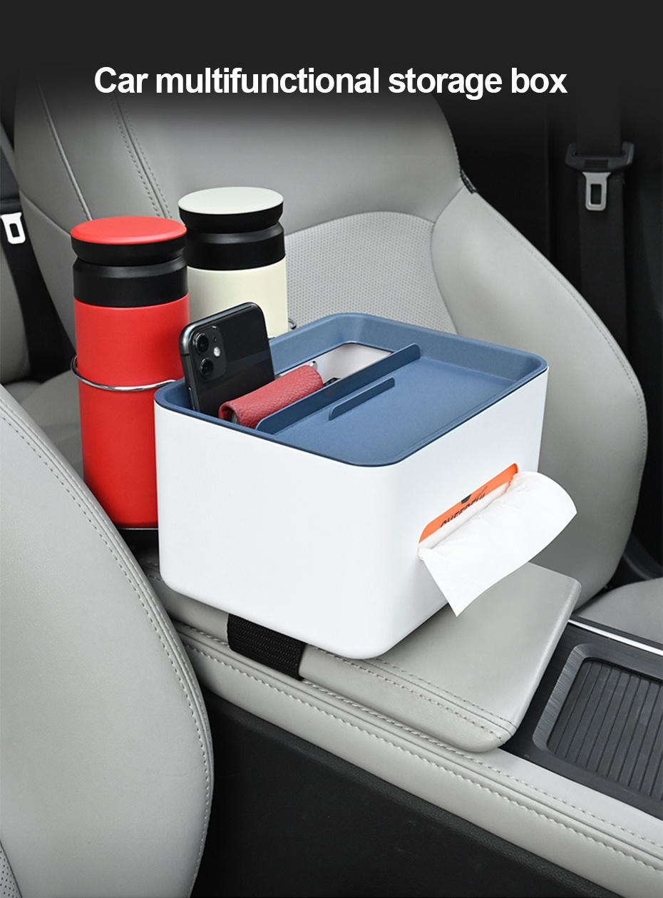 Multifunctional Car Organizer Center Console Storage Box Temu