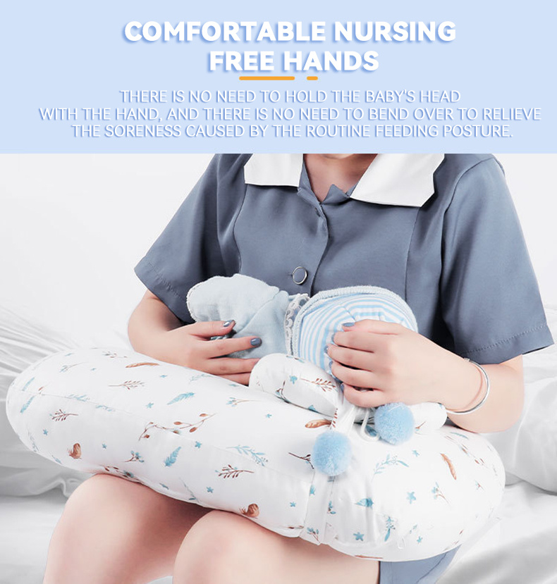 newborn nursing pillow newborn feeding pillow baby learning to sit pillow baby anti spitting milk pillow details 10