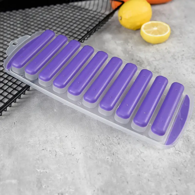 Silicone Narrow Ice Stick Cube Trays With Easy Push And Pop Out Material,  Ideal For Sports And Water Bottles - Temu