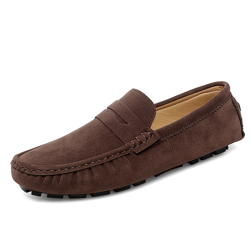 

Women's Solid Color Flat Loafers, Soft-sole Non-slip Round Toe Boat Shoes, Casual Walking Shoes