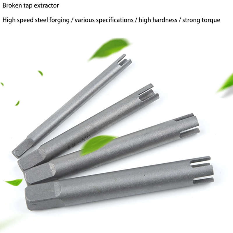 Broken Screw Remover Tap Extractor Set - Tools, 6-Piece Steel Set For ...