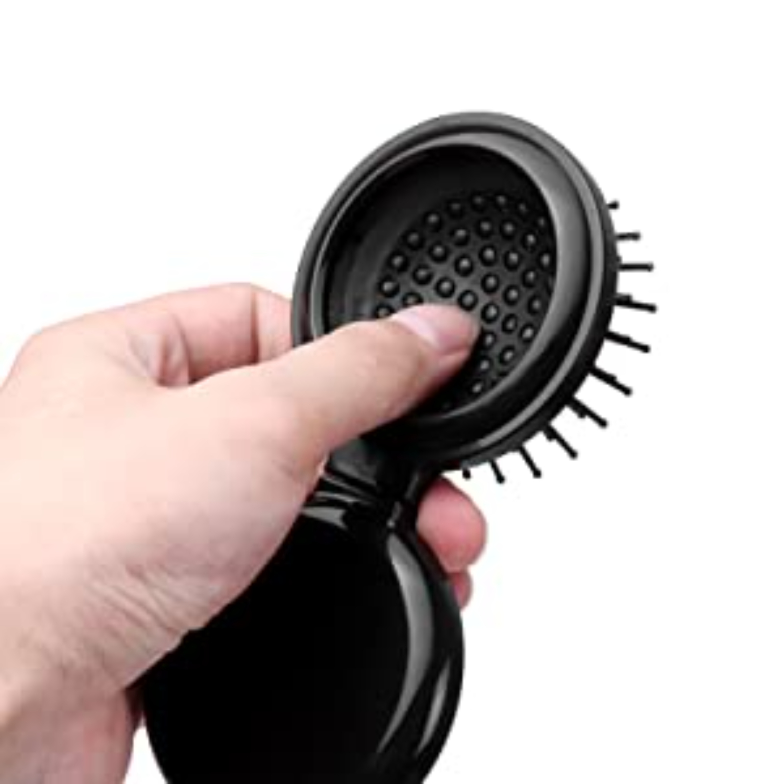 Folding Travel Mirror Hair Brushes Round Mirror Pocket Hair Temu