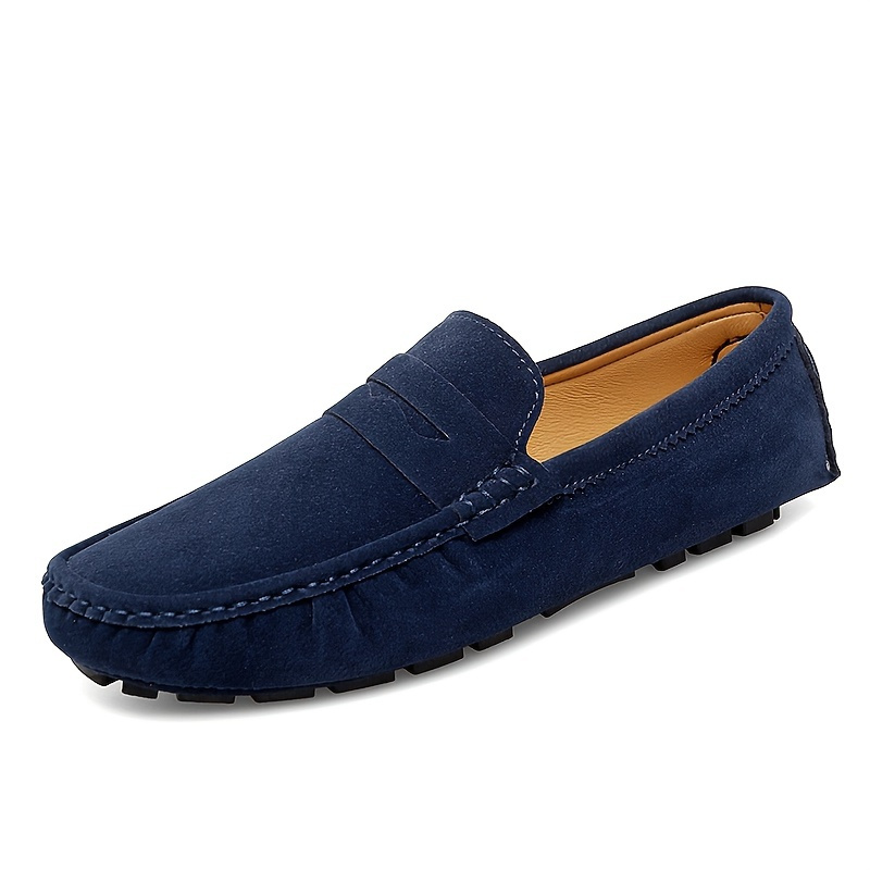 

Women's Solid Color Flat Loafers, Comfortable Non-slip Round Toe Shoes, Casual Walking Shoes