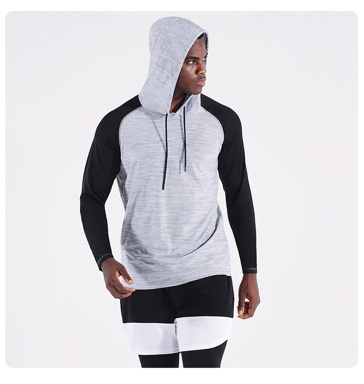 Quick dry Men's Long Sleeve Hoodie Active Sports Fitness - Temu Philippines