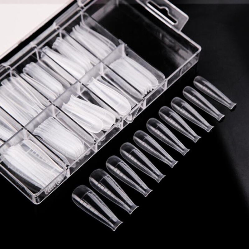 Dual Nail Forms Set T Shape Acrylic Nail Molds Kit Dual Temu