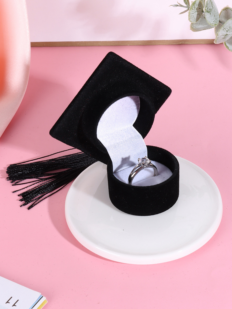 Graduation Season Senior Year Gift Ring Box Flocking Temu Australia