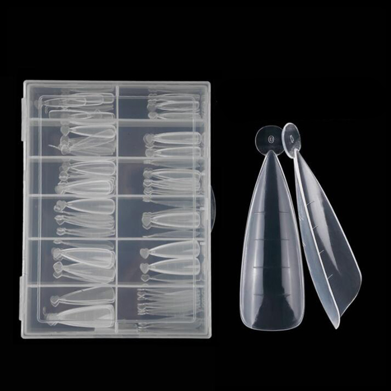 120pcs Nail Form +24pcs Silicone Mold Dual Form Set French Manicure Nail  Art Gel Extension Tools