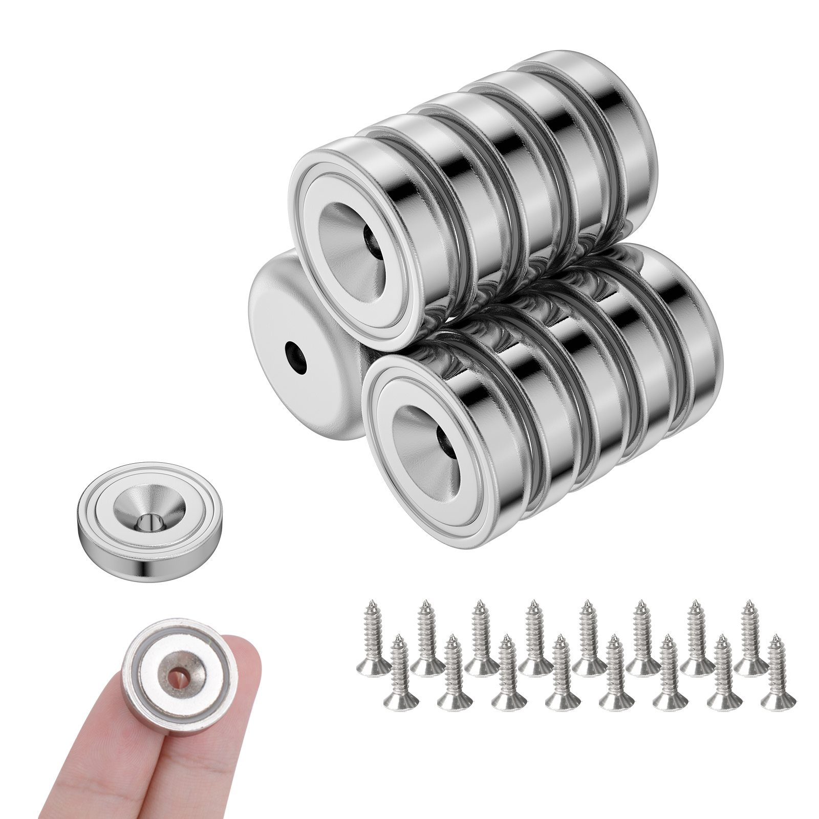 Super strong Neodymium Magnets: Heavy duty Rings Holes - Temu