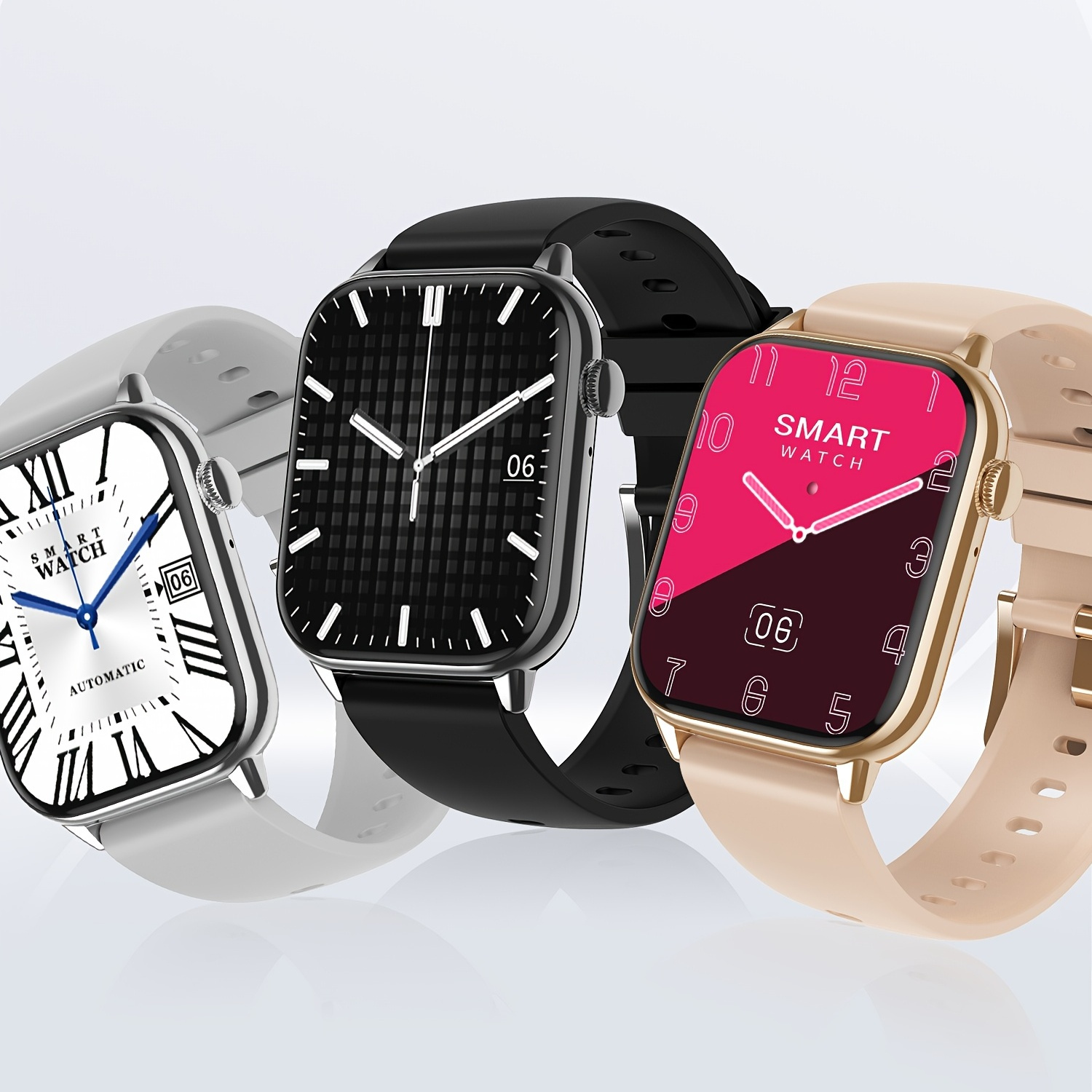 Smart Watch 1 85 Inch Full Screen Bluetooth Heart Rate Monitor Smart