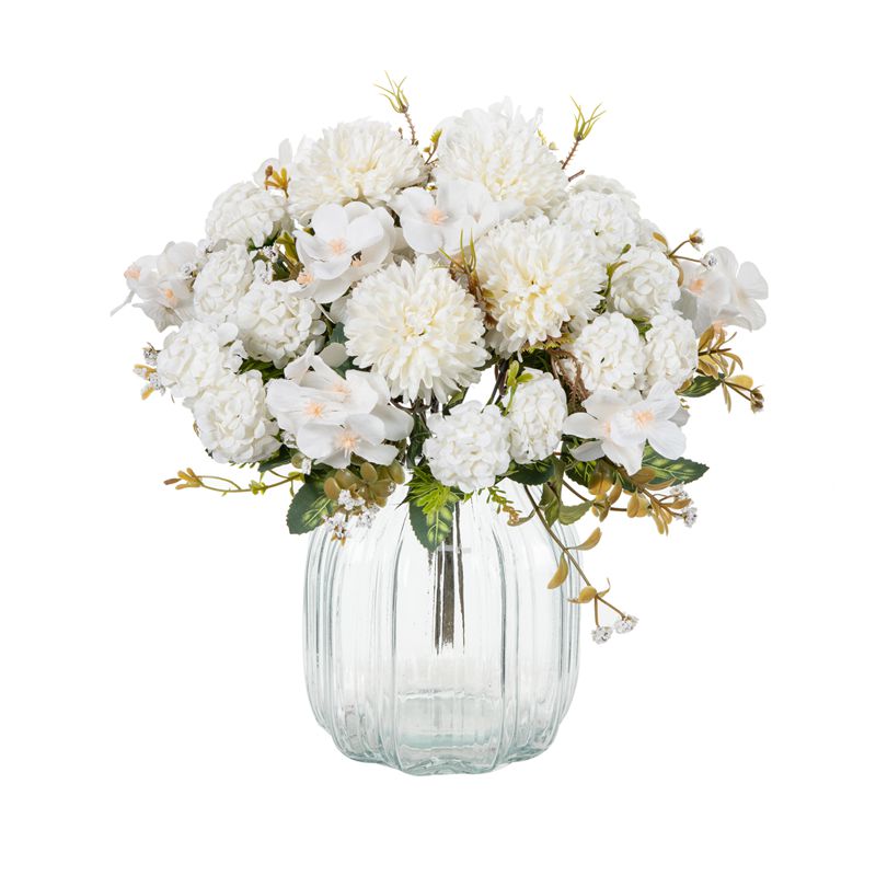 Ramo de flores artificiales hortensias artificiales flores  artificiales 50cm-08222