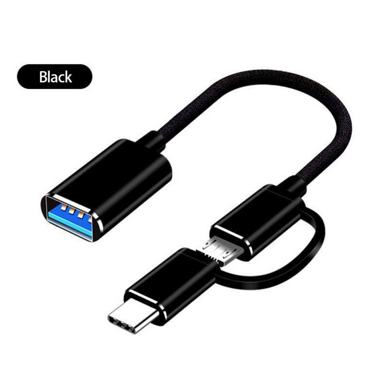 Adaptateur Micro USB vers USB Type-C Couleur Noir