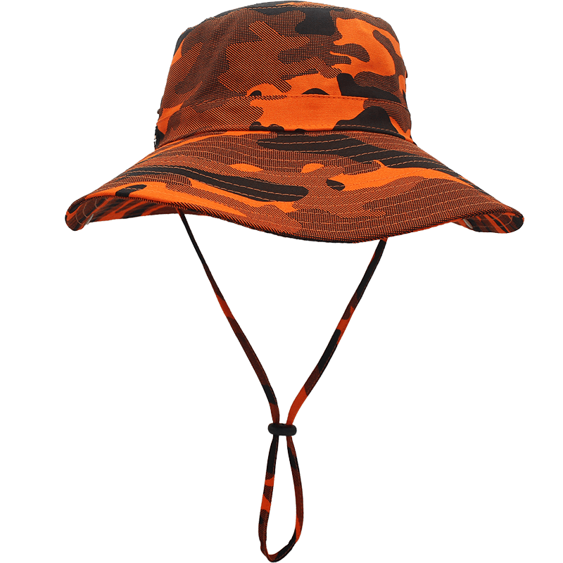 Large / XL 70s Camo Bucket Hat / Hunting, Fishing, Camouflage