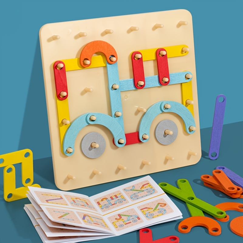 Brain-Boosting Fun for Boys and Girls: The Pegboard Variety Puzzle Game!