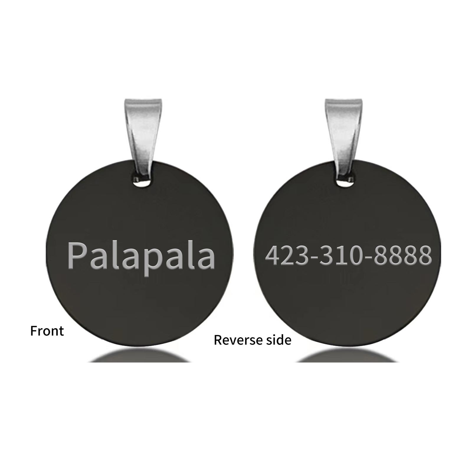 Personalized Bone Shaped Pet Id Tags With Customized Contact - Temu