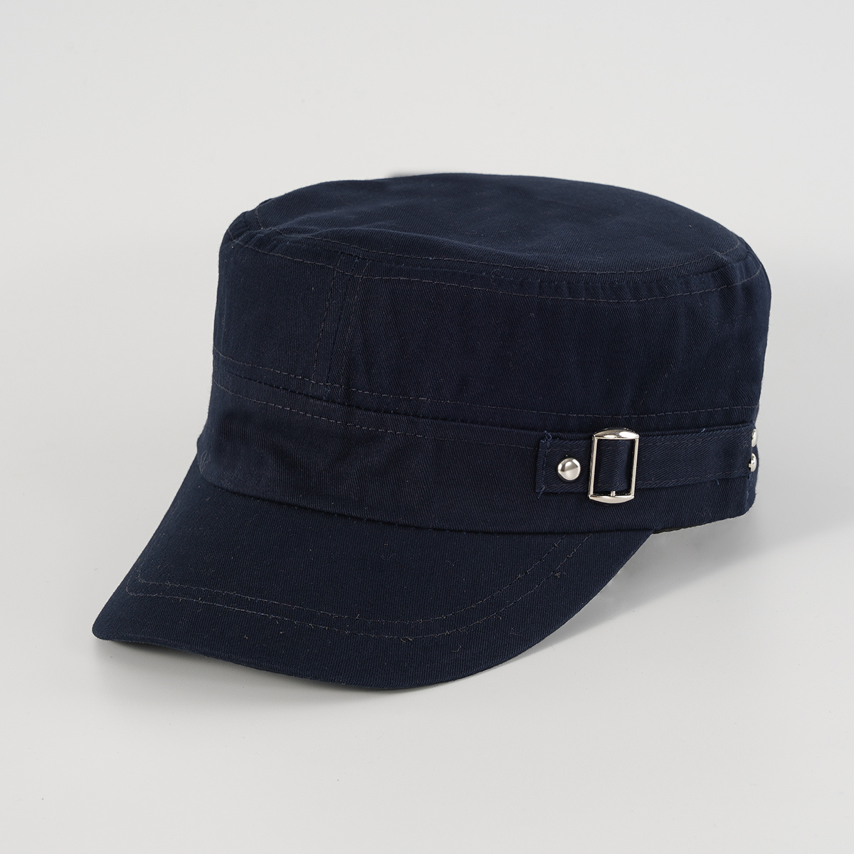 Military Cap Cadet Hat Baseball Hat Army Hats Flat Top Caps Breathable Mens  UK