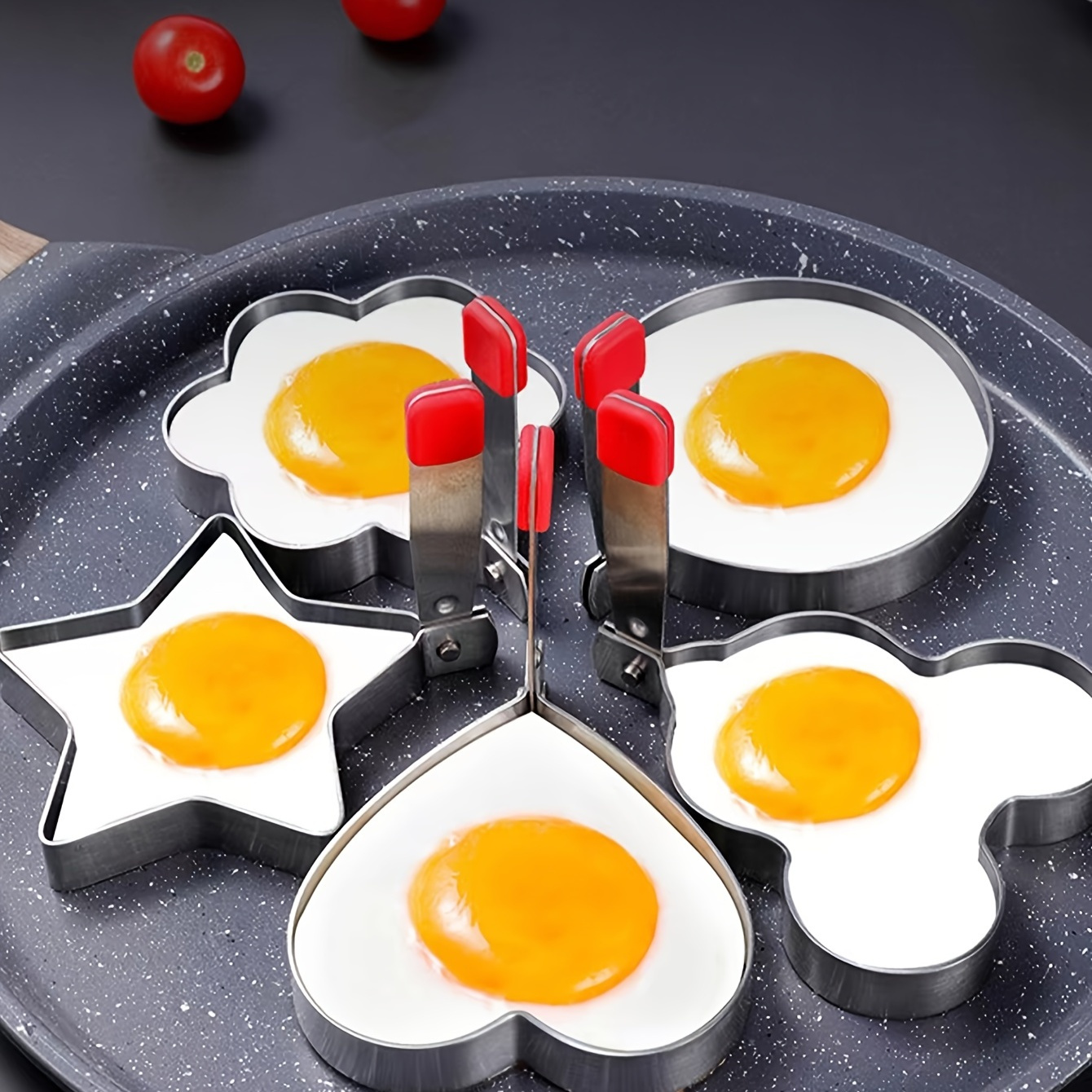 

1pc Heat Circle Type Stainless Steel Omelet Set