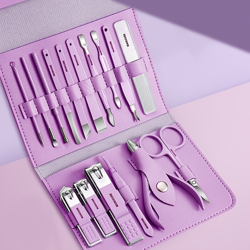 Nail Clippers Portable Set Professional Manicure And Pedicure Set With