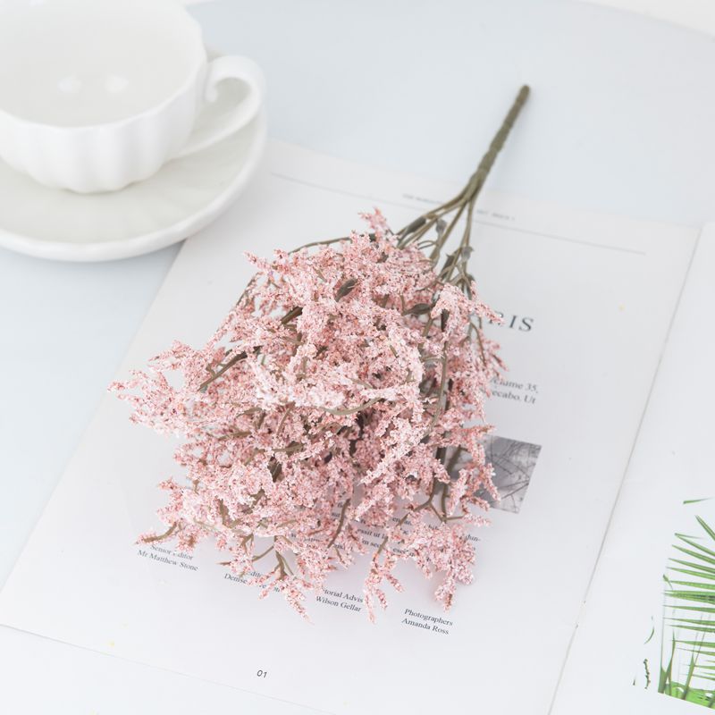 Dried Pink flowers in a vase