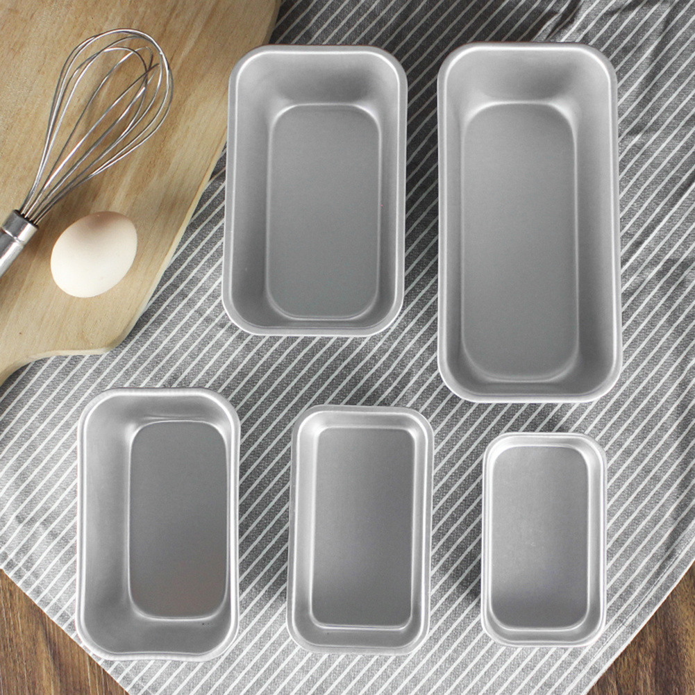 5 Size Aluminium Loaf Pan Rectangle Baking Cake Mold Bread Tin Tray  Non-Stick Cheese Box Brownie Cake Decorating Tools - AliExpress