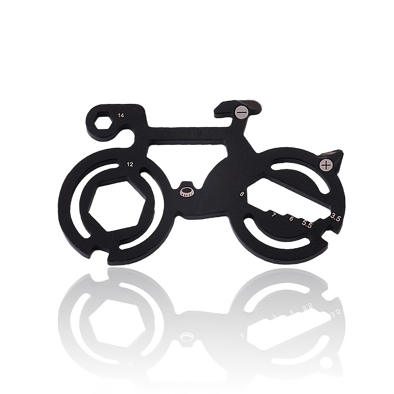 1pc Bike Shaped Multitool Card Every Day Carry Pocket Tool Tools