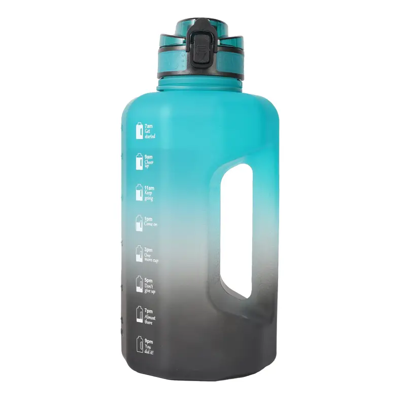 Gym Water Bottle | 2.5L Large Water Bottle with Handle and Wide Mouth | Outdoor Portable Water Cup Water Container for Camping Travel Picnics Hiking
