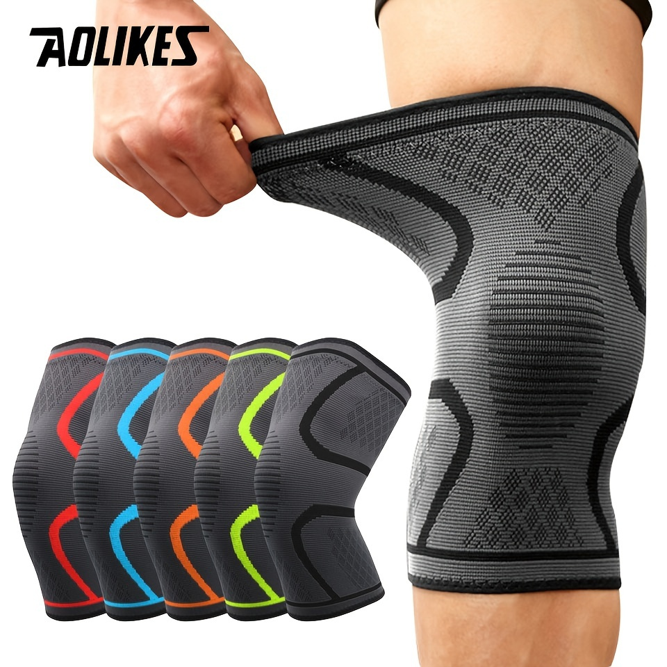 

1pc Aolikes Knee Pad & Sleeve: Stay Protected & Comfortable While Running & Cycling!