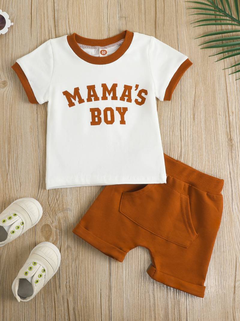 Ensemble été 2 Pièces Pour Fille - T-shirt Manches Courtes + Short Jean - Taille 2 Ans (4-5 Ans) - Couleurs Assorties