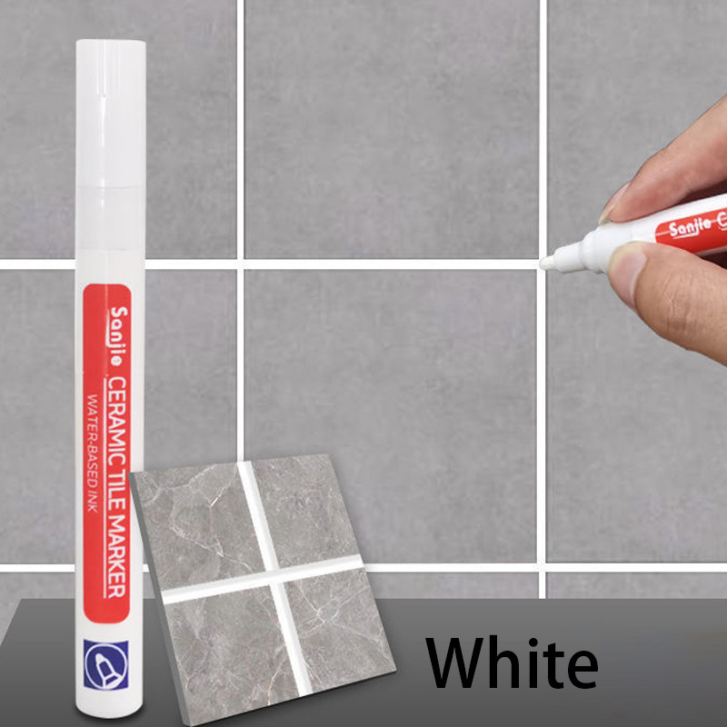 Tile Gap Repair Color Pen White Tile Refill Grout Pen Waterproof Mould –  Drum Basin