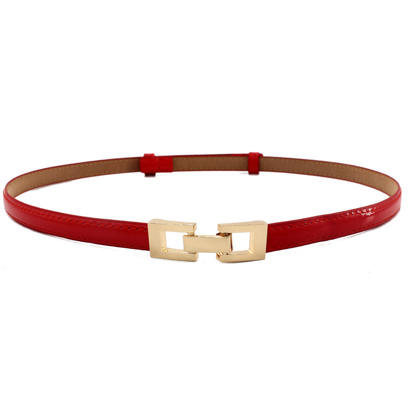 Thin Belt Women's Adjustable Buckle Waist Belt
