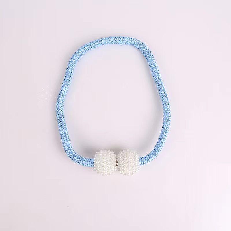 Curtain Tieback Decorative Pearl Magnetic Rope Curtain Tie - Temu