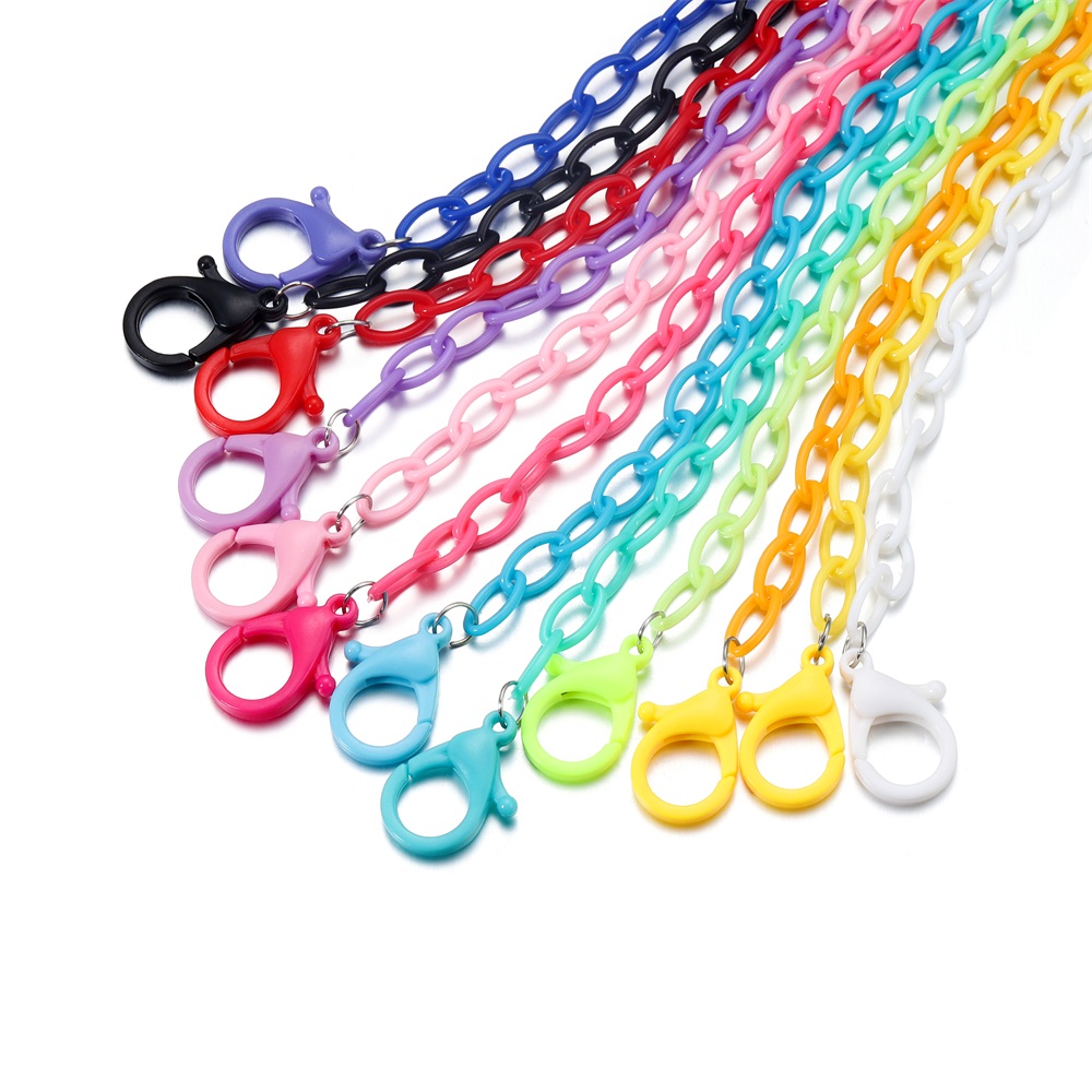 Plastic Chain Acrylic Chains Links Mini Diy Glasses Masks Temu