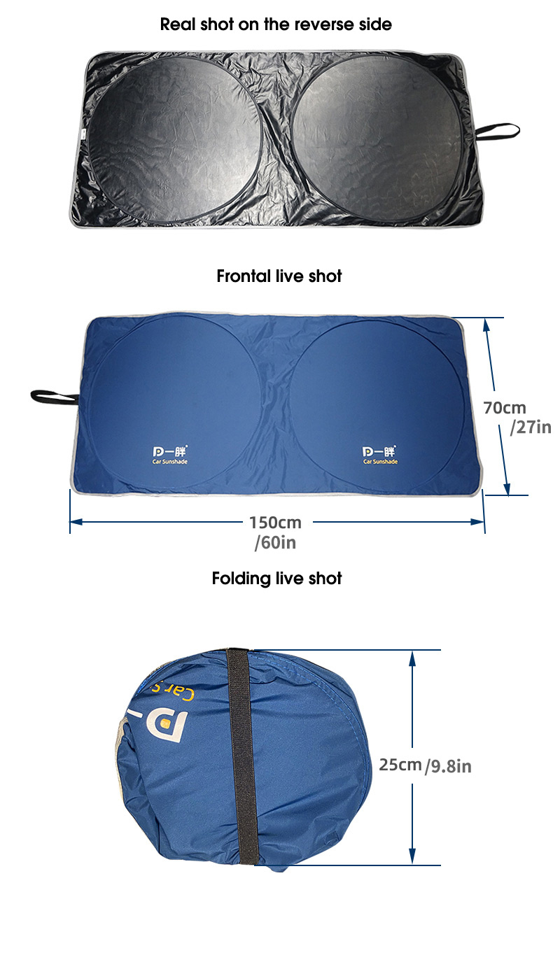 Protect Car Uv Rays Heat Double Glue Car Sun Temu