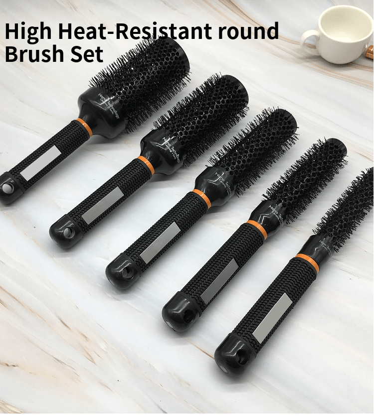 Professional Ceramic Round Brush For Blow Drying And - Temu