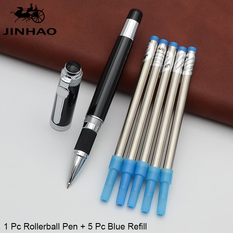 Metal Roller Pen Luxury Ballpoint Pen Signing Pen Office School Writing  Supplies