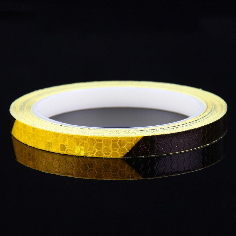 8M Yellow Reflective Tape Fluorescent Bike Bicycle Car Safety