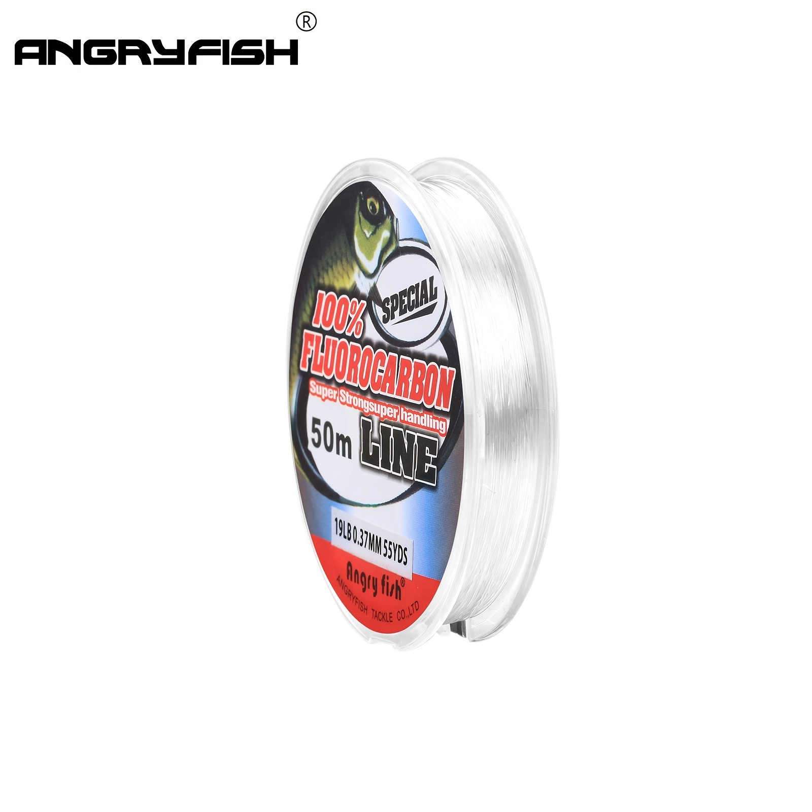 Angryfish 100 Fluorocarbon Fishing Line And Fluorocarbon Leader Invisible  Underwater Faster Sinking Ultralow Stretch 2 30lb, Save Money On Temu
