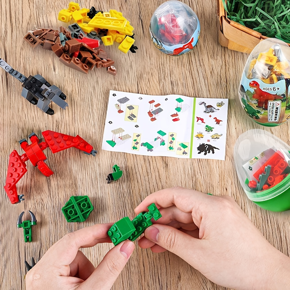 Blocks Worlddinosaurs 6 In 1 Building Blocks, Educational Toys For