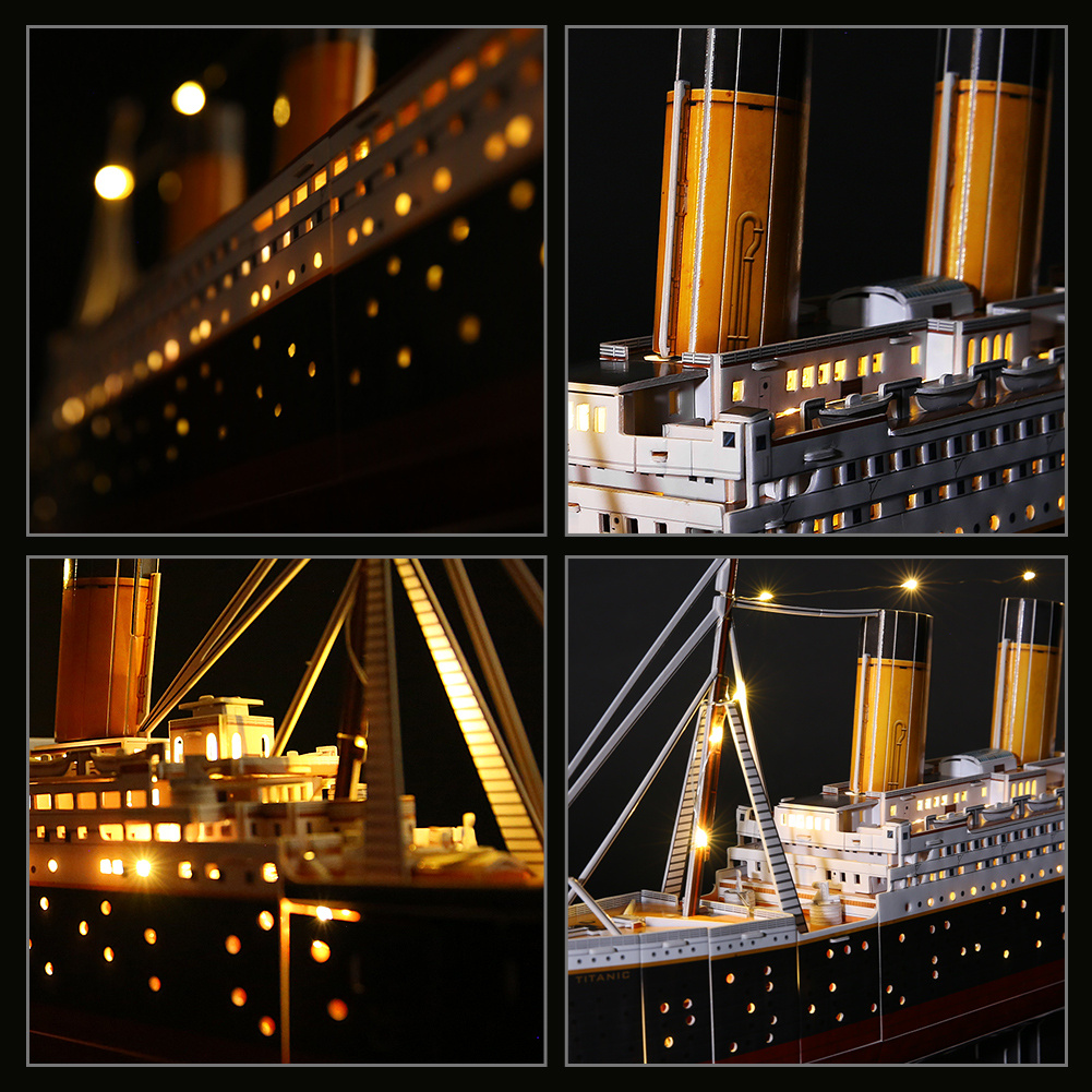 Illuminate Your Space with the LED Titanic 3D Puzzle - Perfect for Home  Decor and Gifts