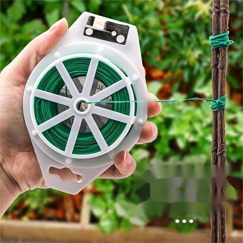 Garden Plant Ties with Cutter: Multifunctional Wire Twine for Home & Office Gardening Organization