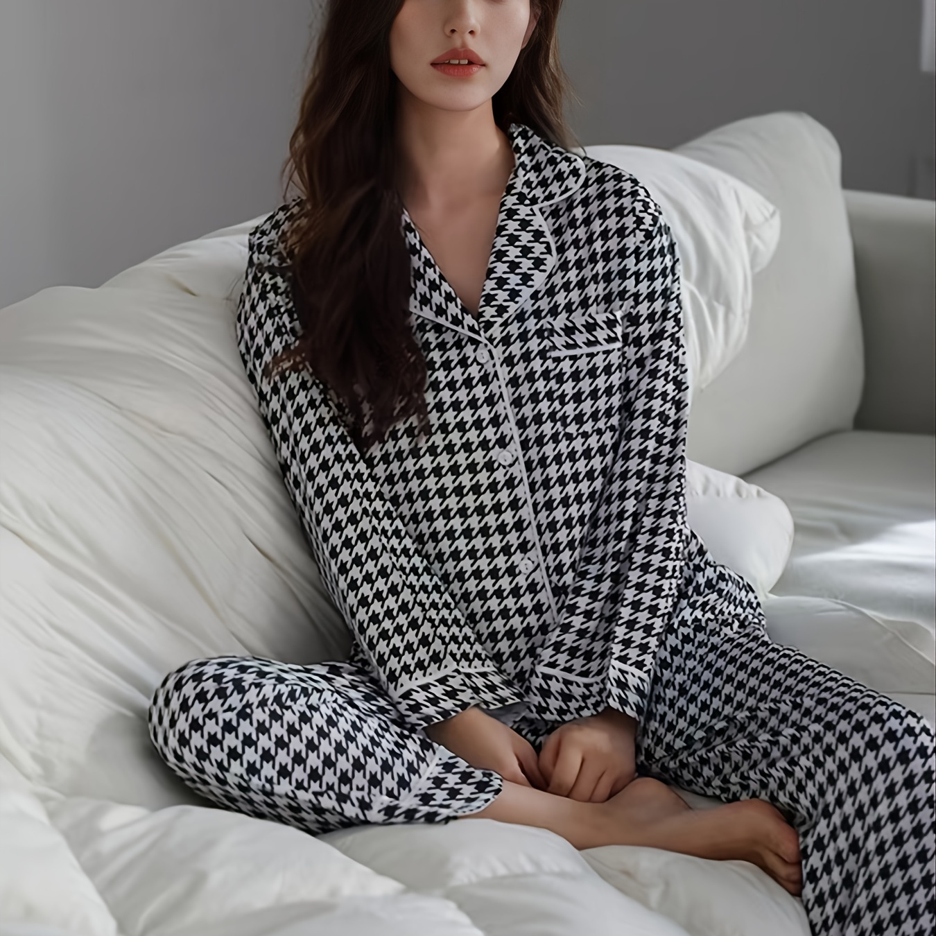 Camisa tipo pijama con estampado de cadenas - Prêt-à-Porter 1AB6JN